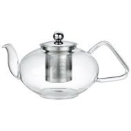 Kuchenprofi Kuechenprofi 5-Cup Glass Tea Pot with Stainless Steel Infuser, Silver