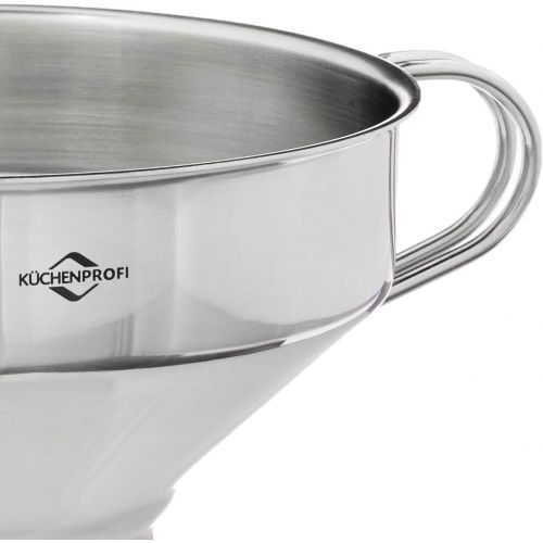  Kuechenprofi 18/10 Stainless Steel Funnel with Filter