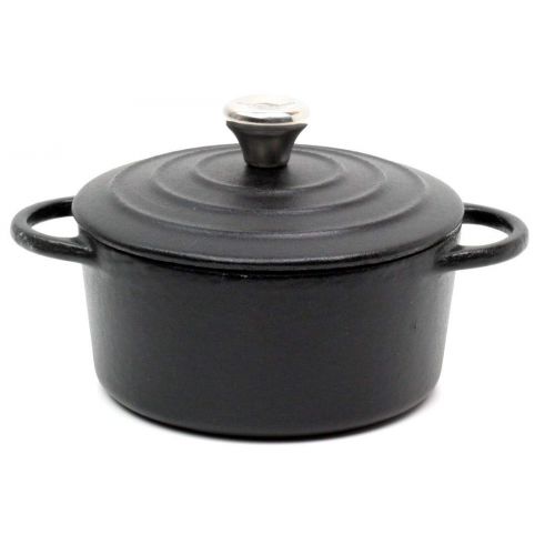  Kuechenprofi Provence Gusseisentopf 10 cm, Mini Cocotte, Gusseisen