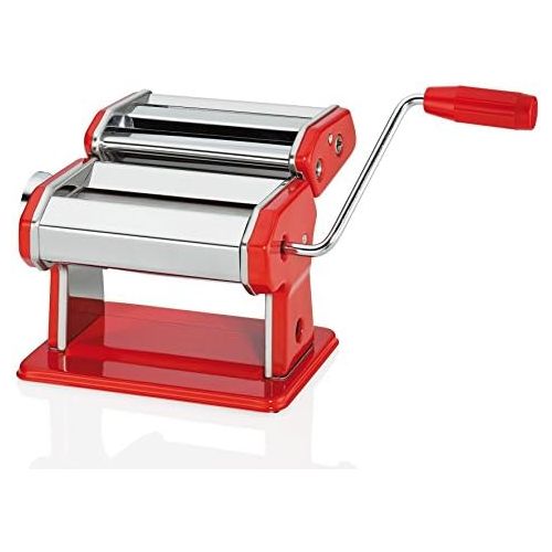  [아마존베스트]Kuechenprofi 0801571400Compack Stainless Steel Pasta Machine, Red, 16x 20x 21cm