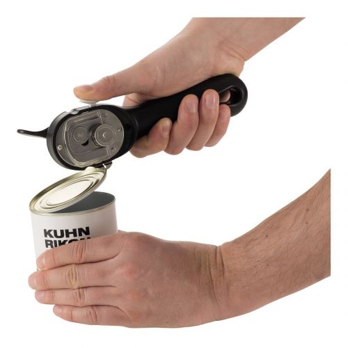  Kuhn Rikon Auto Safety Smooth Touch Can Opener, No Sharp Edges, Lid Lifter