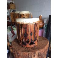 Etsy Hawaiian Drum Pahu made with Aha (cocnut fibers) cordage.