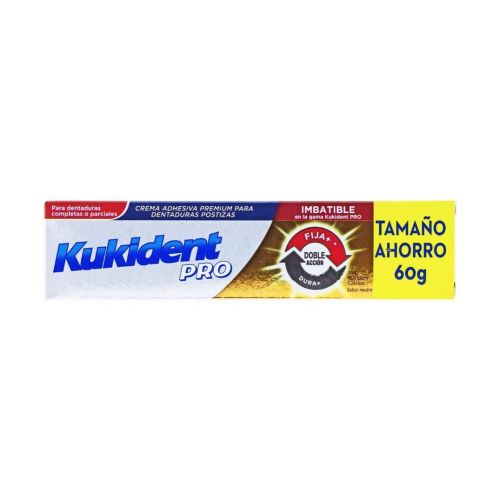  Kukident Pro Double Action Cream Adhesive extra 60g - Prosthesis Cleaning & Protection