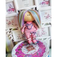 /Kuklainteret Handmade doll. Textile Doll. Interior Doll