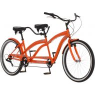 Kulana Lua Tandem Adult Beach Cruiser Bike, 26-Inch Wheels, Single to 7-Speeds, Multiple Colors