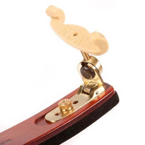  Kun Bravo Collapsible 4/4 Violin Shoulder Rest - Hardwood and Brass