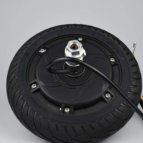  Kun ray kun ray 8 inch 24V 36V 48V 350W Electric Scooter Brushless Hub Motor, Toothless Wheel Motor, for E-Scooter E-Bike Skateboard DIY Part, with 200x50 Airless Tire Drum Brake