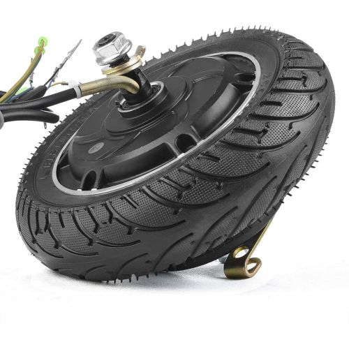  Kun ray kun ray 8 inch 24V 36V 48V 350W Electric Scooter Brushless Hub Motor, Toothless Wheel Motor, for E-Scooter E-Bike Skateboard DIY Part, with 200x50 Airless Tire Drum Brake