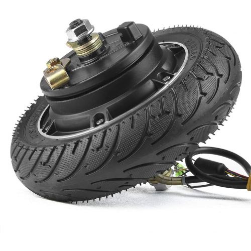  Kun ray kun ray 8 inch 24V 36V 48V 350W Electric Scooter Brushless Hub Motor, Toothless Wheel Motor, for E-Scooter E-Bike Skateboard DIY Part, with 200x50 Airless Tire Drum Brake