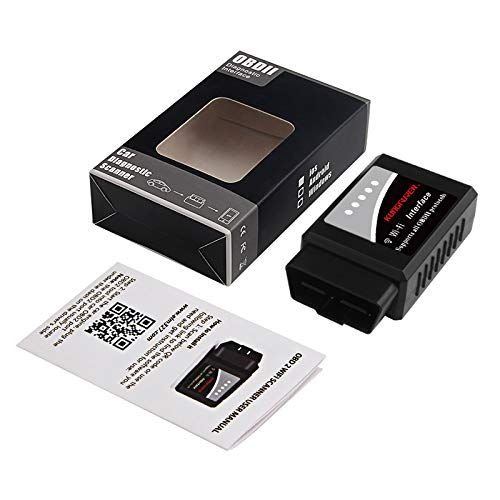  [아마존 핫딜]  [아마존핫딜]Kungfuren kungfuren OBD2 Diagnosegerat, Auto WiFi Diagnose OBD Stecker Kompatibel mit iOS, Android & Windows-Geraten verbindet Wireless fuer Autos