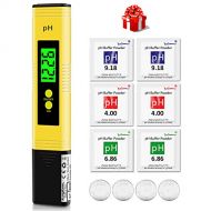 [아마존핫딜]Kungfuren kungfuren PH Messgerat mit LCD Anzeige, Digital PH Wert Messgerat ATC Wasserqualitat Tester fuer Haushalt Trinkwasser Hydroponic Aquarium Wasser, ±0.01pH Hohe Genauigkeit, 0.00-14.0