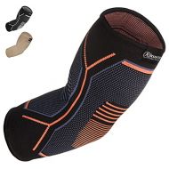 Kunto Fitness Products Kunto Fitness Elbow Brace Compression Support Sleeve (Shipped From USA) for Tendonitis, Tennis Elbow, Golf Elbow Treatment - Reduce Joint Pain During Any Activity!