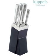 Kuppels Steel Messerblock, Edelstahl, Schwarz, 5 TLG