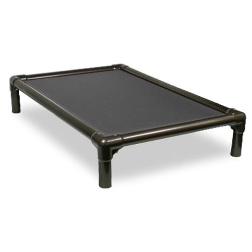  Kuranda Orthopedic Chewproof Elevated Dog Bed - Indoor - Walnut PVC Frame - Ballistic Nylon Fabric