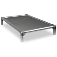 Kuranda Dog Bed - Chewproof - All Aluminum (Silver) - Indoor/Outdoor - Cordura Fabric