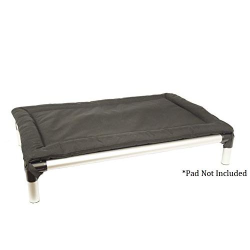  Kuranda Dog Bed - Chewproof - All Aluminum (Silver) - Indoor/Outdoor - Cordura Fabric