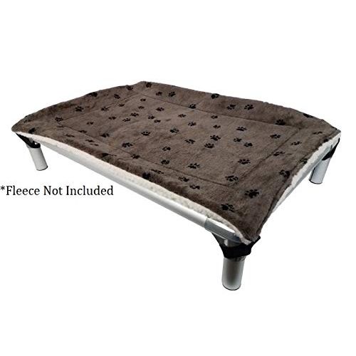  Kuranda Dog Bed - Chewproof - All Aluminum (Silver) - Indoor/Outdoor - Cordura Fabric