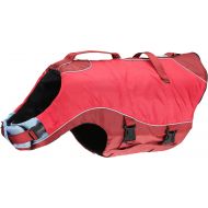 Kurgo Dog Water Life Jacket | Inflatable Safety Jacket for Dogs | Lifejacket Doggy Floats | For Kayak, Pool, or Lake | Reflective | Adjustable | Surf n’ Turf Life Jacket | For Smal
