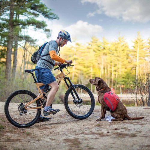  [아마존베스트]Kurgo Dog Saddlebag Backpack | Back Pack Dog Harness | Hiking Pack for Dogs | Packs for Pets to Wear | Camping & Travel Vest Harness | Reflective | Lightweight | Baxter Pack | For