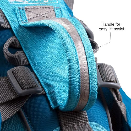  [아마존베스트]Kurgo Dog Saddlebag Backpack | Back Pack Dog Harness | Hiking Pack for Dogs | Packs for Pets to Wear | Camping & Travel Vest Harness | Reflective | Lightweight | Baxter Pack | For