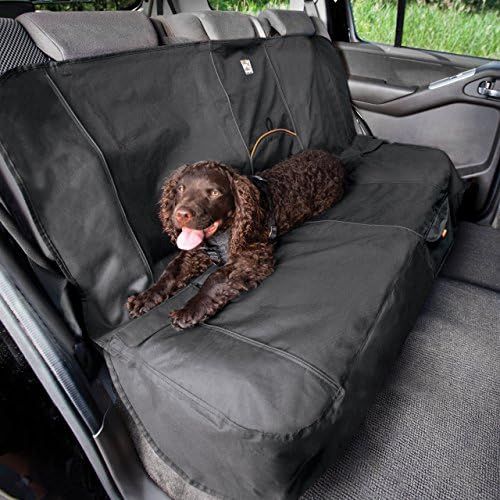  Kurgo Dog Seat Cover | Car Bench Seat Covers for Pets | Dog Back Seat Cover Protector | Water Resistant for Dogs | Contains Seat Anchors | Scratch Proof | Cars | Wander Bench Seat