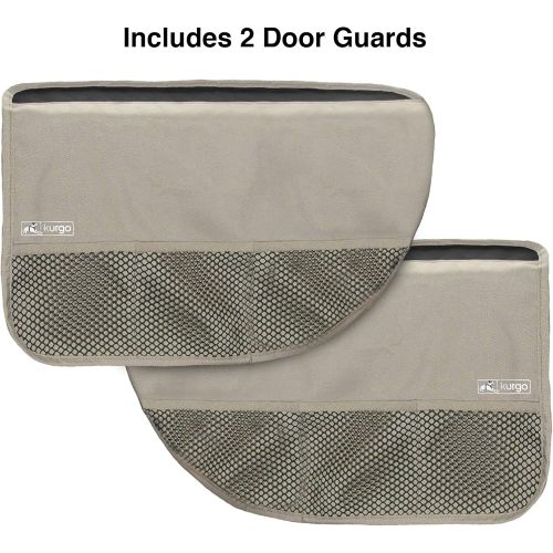  Kurgo Car Door Dog Cover | Pet Protector for Car Doors | Waterproof Guard | Adjustable | Easy to Clean | Quick Installation| Door Storage Pockets | Fits Sedans and SUVs | Travel Ac