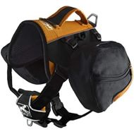 Kurgo Dog Saddlebag Backpack | Back Pack Dog Harness | Hiking Pack for Dogs | Packs for Pets to Wear | Camping & Travel Vest Harness | Reflective | Lightweight | Baxter Pack | For