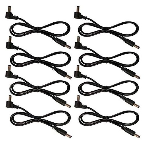  Kurrent Electric (8) Pack of Effect Pedal Power Cables for MXR DC Brick & ISO Brick Power Supply