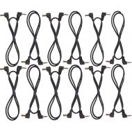 Kurrent Electric (12) Pack Effects Pedal Power Cables for use with SKB PS-55 Stage Five Pedalboard
