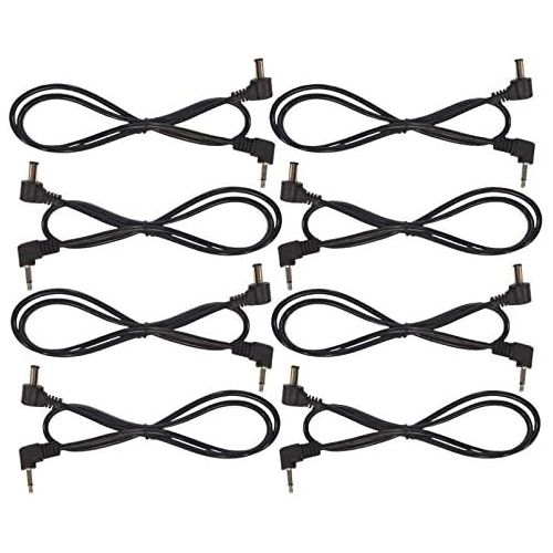  Kurrent Electric (8) Pack Effects Pedal Power Cables for use with SKB Footnote Pedalboard