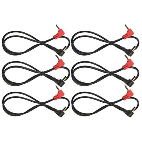  Kurrent Electric (6) Pack Effects Pedal Power Cables for SKB PS-6 PS-15 Stomp 6 PS-25 Pedalboards