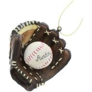 Kurt Alder Baseball and Mitt Ornament