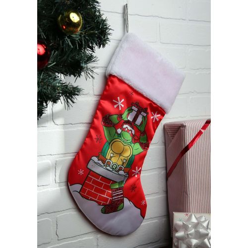 커트애들러 Kurt S. Adler Kurt Adler Teenage Mutant Ninja Turtles Retro Raphael 19-Inch Christmas Stocking