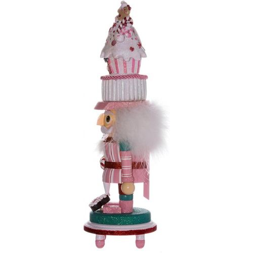 커트애들러 Kurt Adler 15-Inch LED Hollywood Nutcracker Pink Candy House Hat