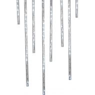 Kurt Adler IndoorOutdoor 144-Light Meteor Shower LED Light Sticks, Winter White