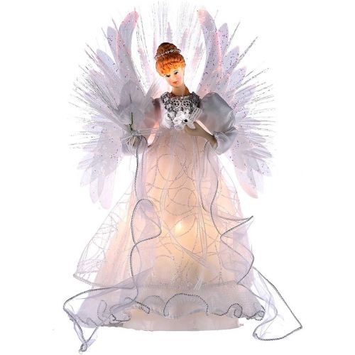 커트애들러 Kurt Adler 14-Inch Multi Fiberoptic Angel Treetop