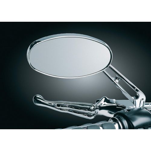  Kuryakyn 1438 Chrome Motorcycle Mirrors, 2 Pack