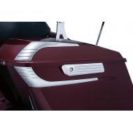 Kuryakyn 6987 Tri-Line Gloss Black Saddlebag Hinge Cover