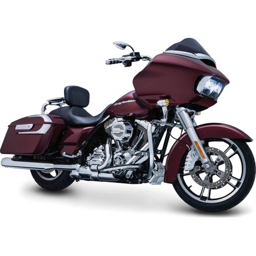  Kuryakyn 6987 Tri-Line Gloss Black Saddlebag Hinge Cover