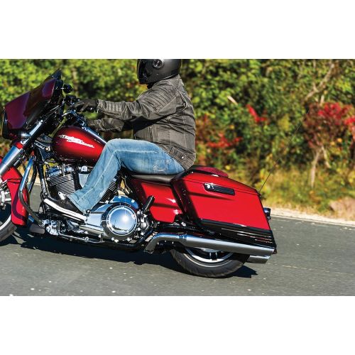  Kuryakyn 6987 Tri-Line Gloss Black Saddlebag Hinge Cover