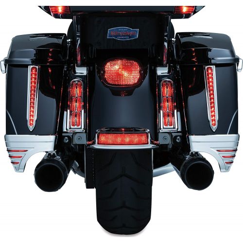  Kuryakyn 6906 Spear Chrome LED Saddlebag Accent (Rear)