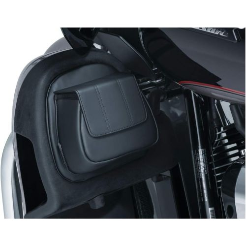  14-19 HARLEY FLHX2: Kuryakyn Batwing Fairing Pouch Bag (Non-Contoured Windshields) (Black)