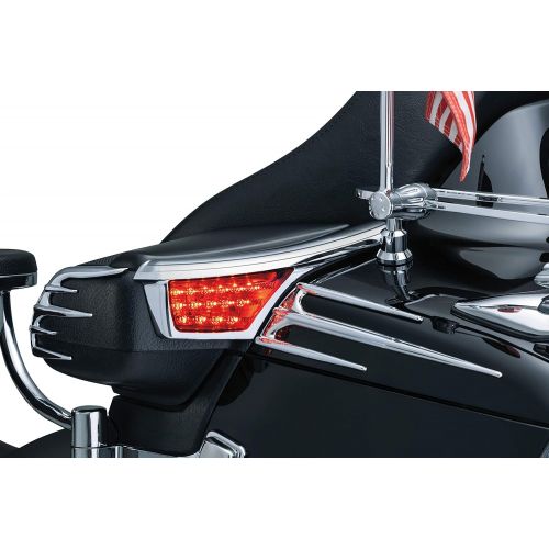  Kuryakyn 3242 Passenger Armrest Trim with LED Turn Signal