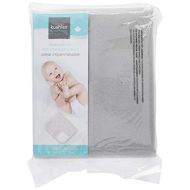 Kushies Deluxe Waterproof Changing Pad Liners - 20 x 30 inches Baby Changing Table Pad Covers - Baby Changing Pads in Grey - Diaper Changing Pad Cover Waterproof for Changing Stati