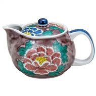 Kutani Yaki(ware) Japanese Teapot Peony (with tea strainer)