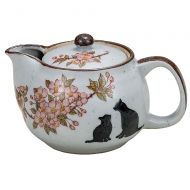 Kutani Yaki(ware) Japanese Teapot Sakura (with tea strainer)