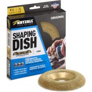 Kutzall Original Shaping Dish - Fine, 4-1?2 (114.3mm) Dia. X 7?8 (22.2mm) Bore - Woodworking Angle Grinder Attachment for DeWalt, Bosch, Milwaukee, Makita. Abrasive Tungsten Carbid