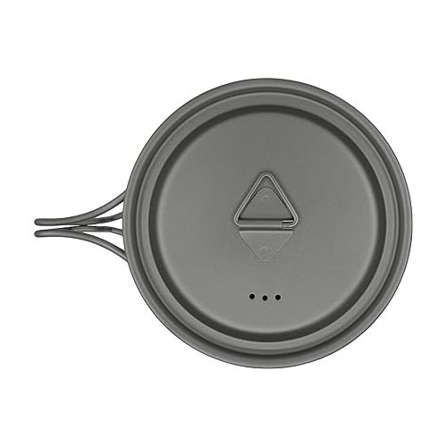  Titanium Pot with Lid 750ml (25.4 oz) - Ultralight and Compact Pot for Backpacking, Camping, and Survival