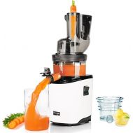 Kuvings Whole Slow Juicer REVO830W Cold Press Masticating Juicer Machine | Extra Wide 88mm & 48mm Food Chutes | Quiet Strong Motor Auto-Cut Fruits & Veggies | Smoothie Sorbet Attachment | White