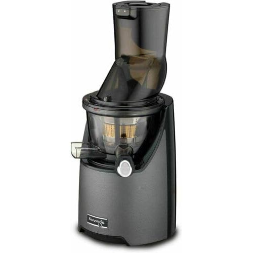  Kuvings Whole Slow Juicer EVO820GM - Higher Nutrients and Vitamins, BPA-Free Components, Easy to Clean, Ultra Efficient 240W, 50RPMs, Includes Smoothie and Blank Strainer-Gun Metal